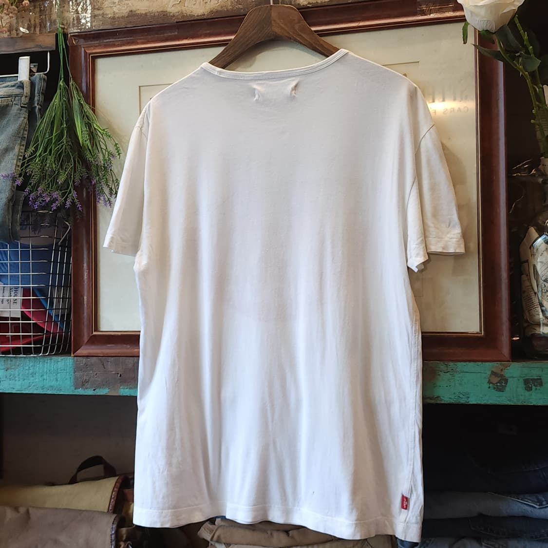 00s 리바이스 빈티지 티셔츠 프린팅 티셔츠 화이트 빅로고 m 상품이미지2