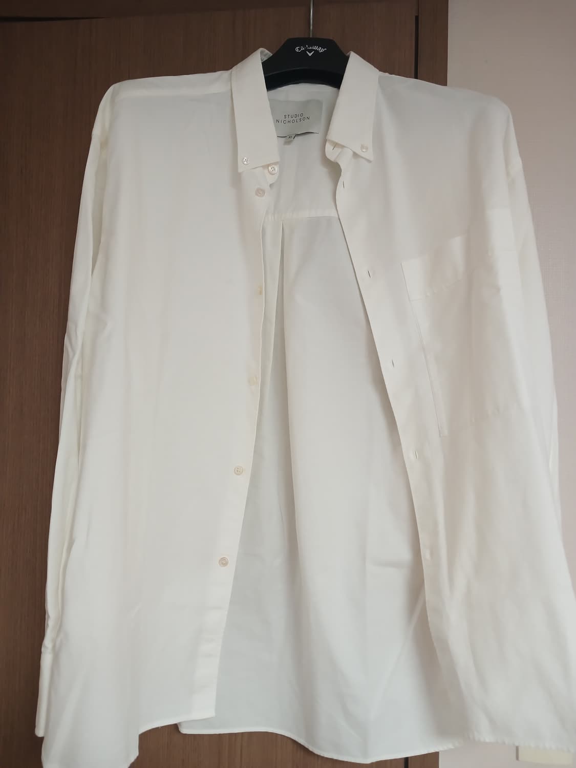 스튜디오 니콜슨 셔츠 화이트 XL 상품이미지1