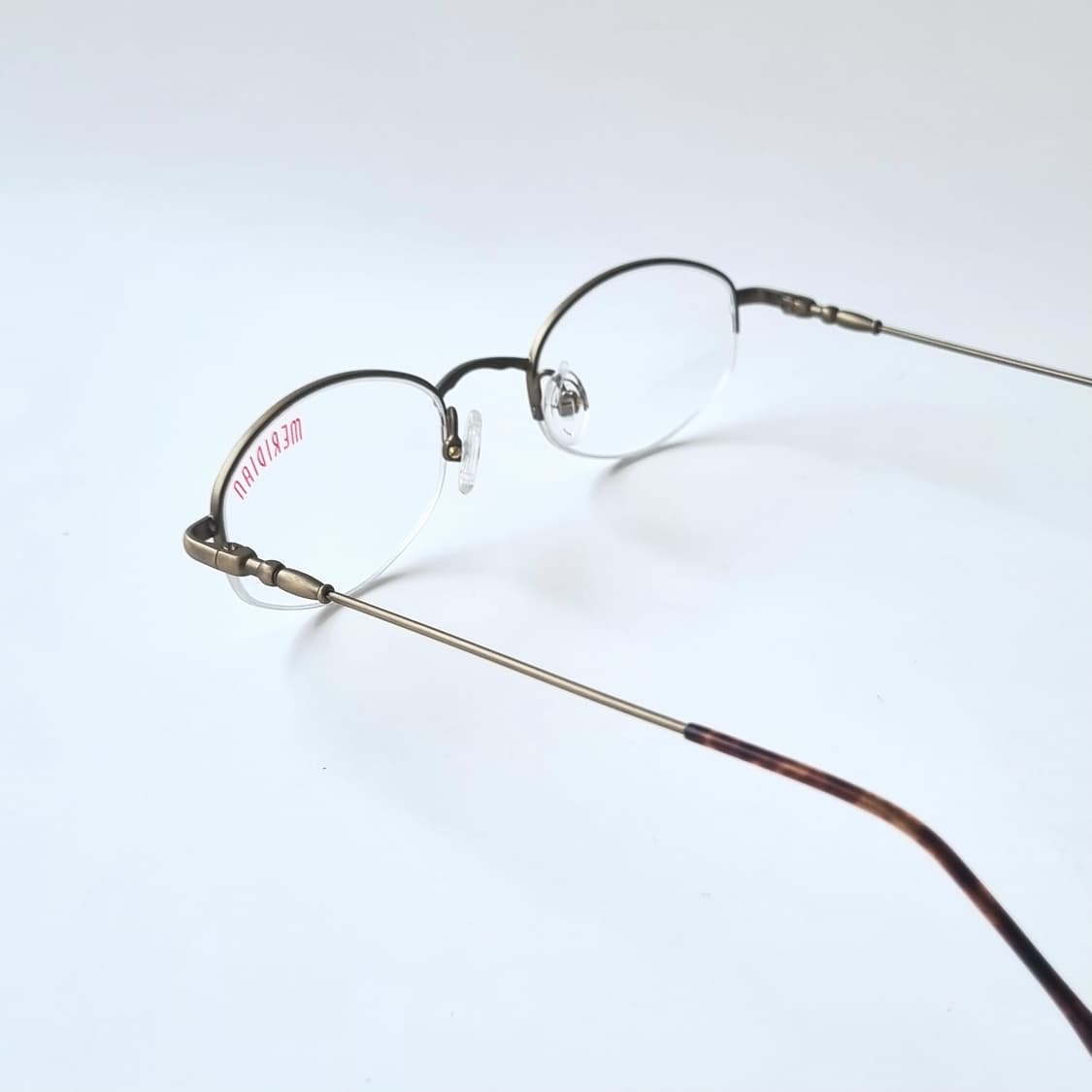 데드스탁 엔틱 오벌안구 반무테 안경테 550 상품이미지5