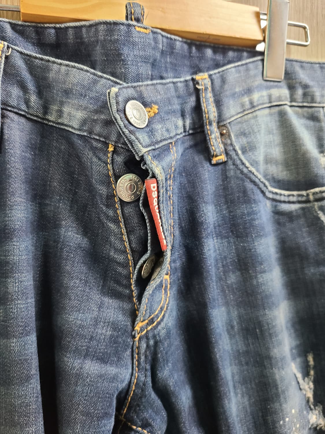 디스퀘어드2 로우라이즈 워싱진 48 상품이미지2