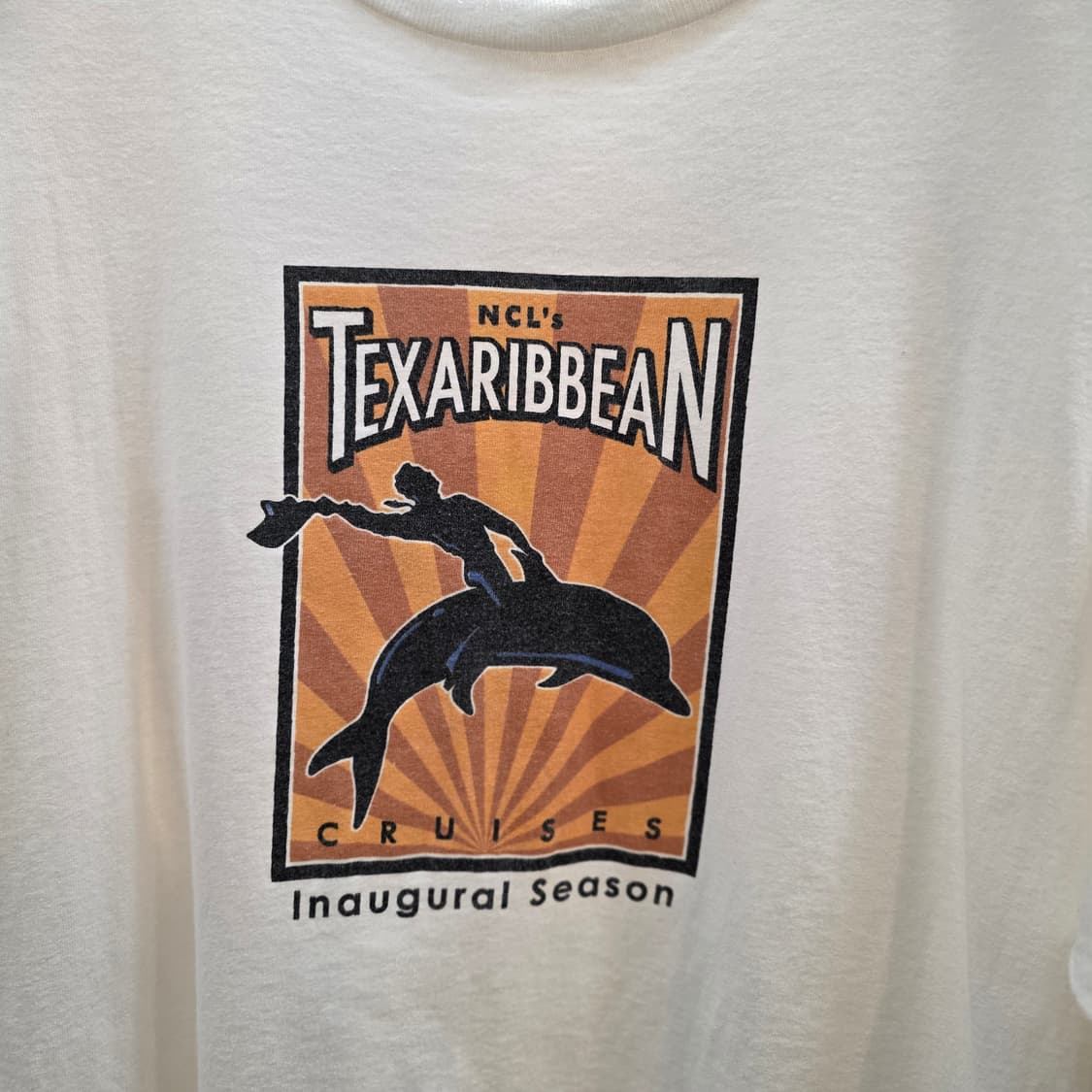 90s ONEITA / NCL Texaribbean 첫운항 기념 티셔츠 상품이미지2