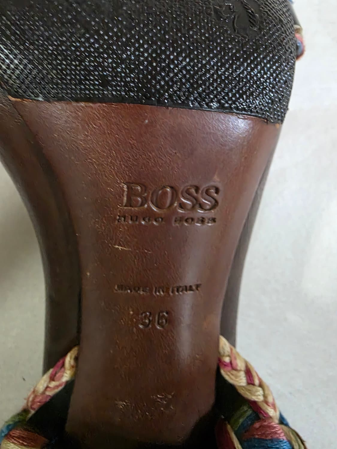 Archive] HUGO BOSS 보헤미안 마크라메 샌들 & 벨트 세트 상품이미지3