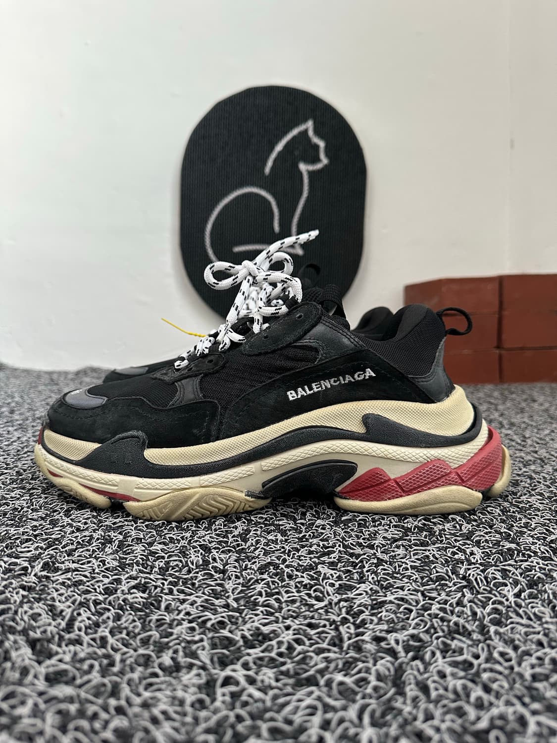 발렌시아가 트리플 S 블랙 스니커즈 40 (250) 상품이미지1