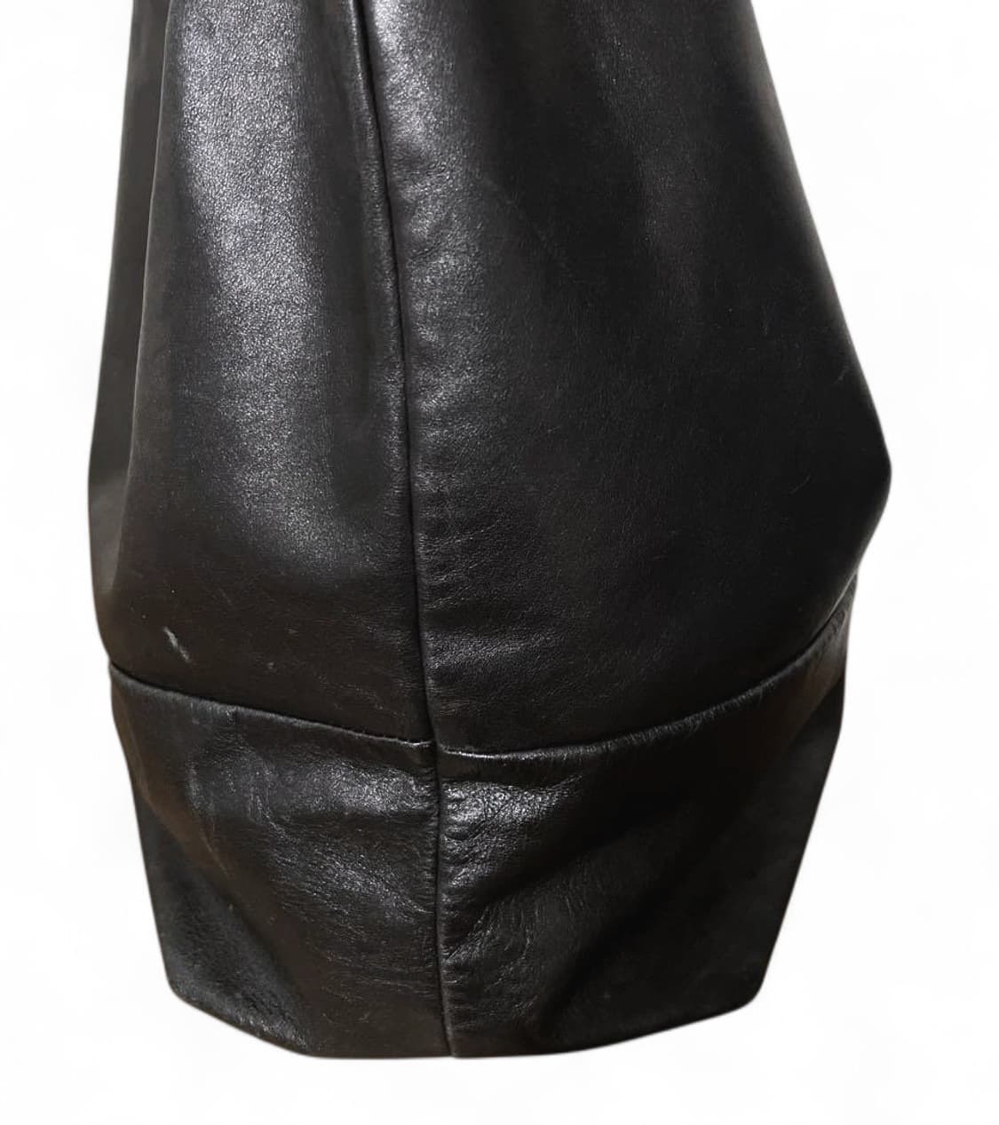 요지 야마모토 느와르 레더 토트백 상품이미지6