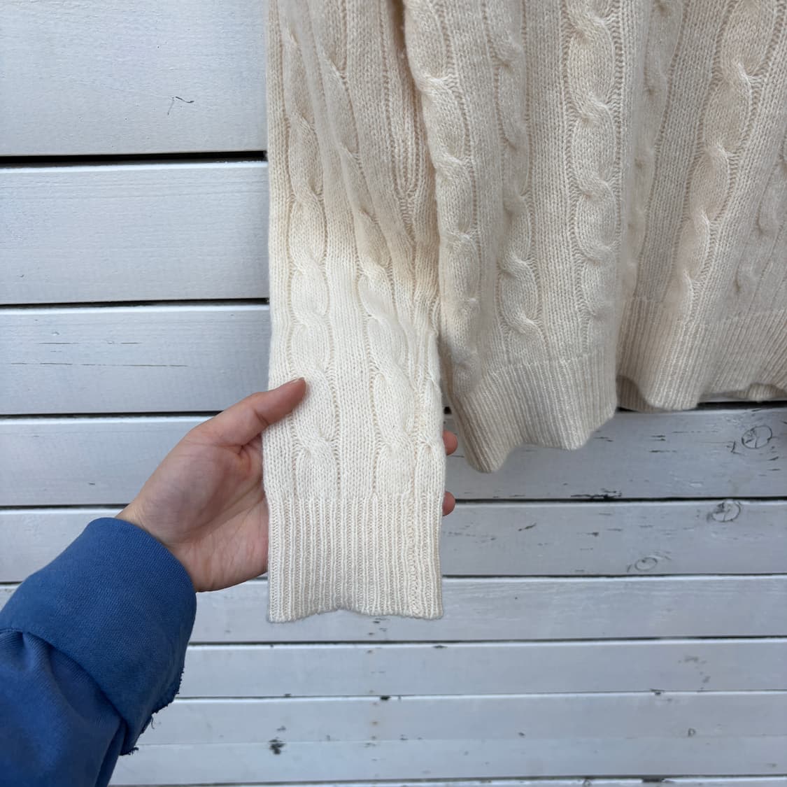 Polo 폴로 울 캐시미어 브이넥 니트 상품이미지4