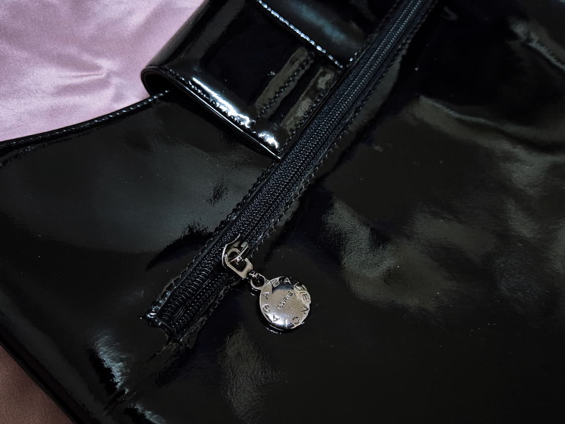 BALENCIAGA 00s Black enamel leather Bag 상품이미지6