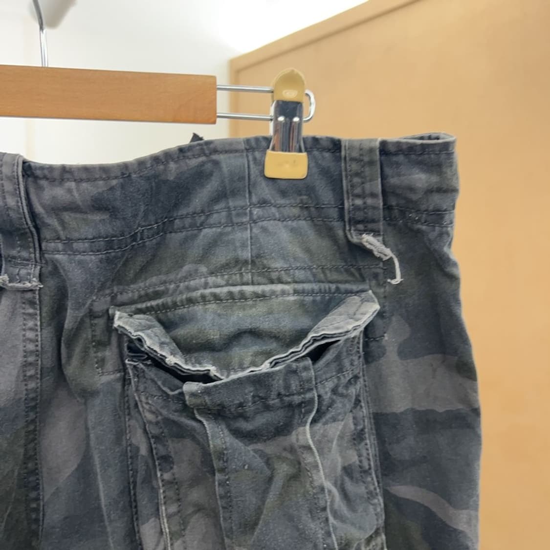 빈티지 밀리터리 카모 카고팬츠 반바지 32인치 C05292  상품이미지5