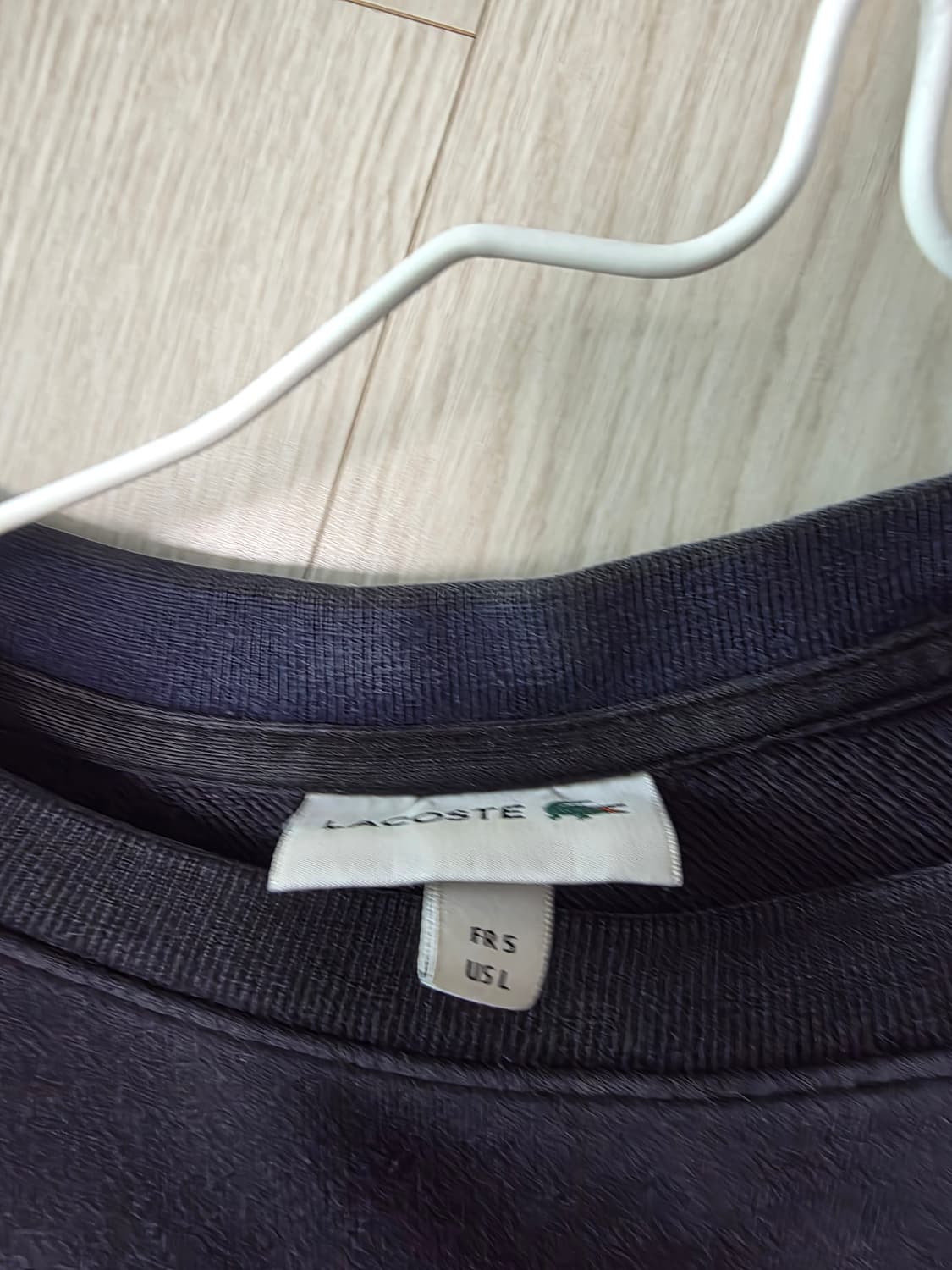 라코스테 블랙 맨투맨 L 상품이미지2