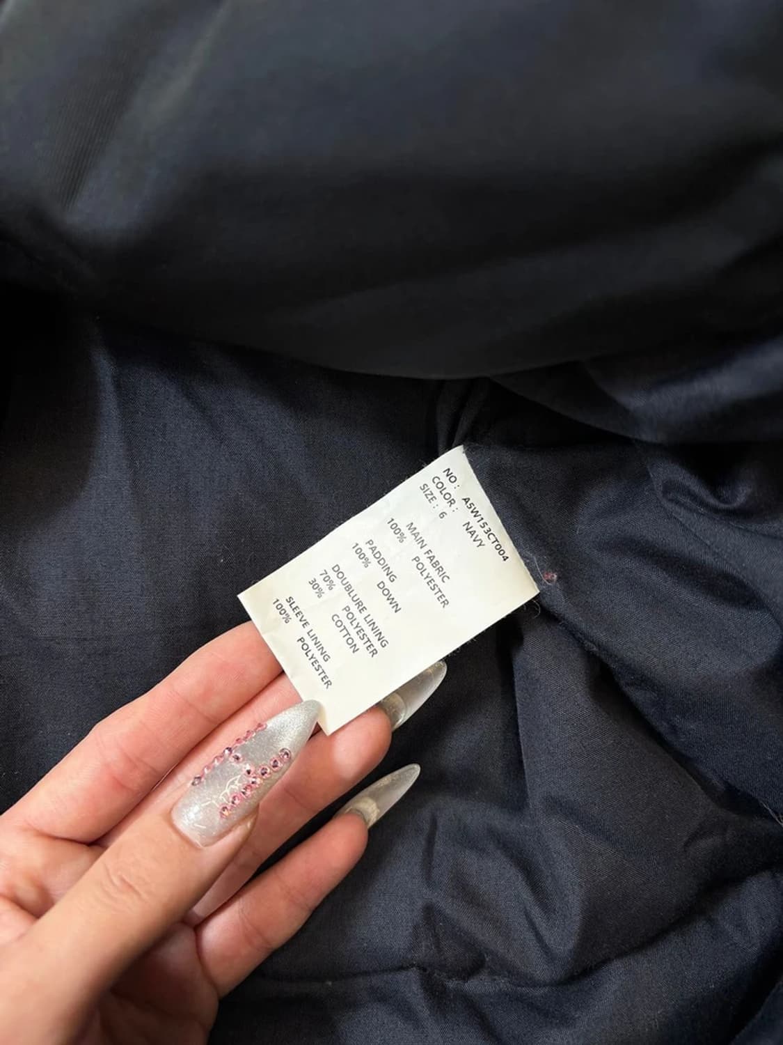 aca 00's 재팬 미니멀리즘 덕다운 코트 PN6242    상품이미지8