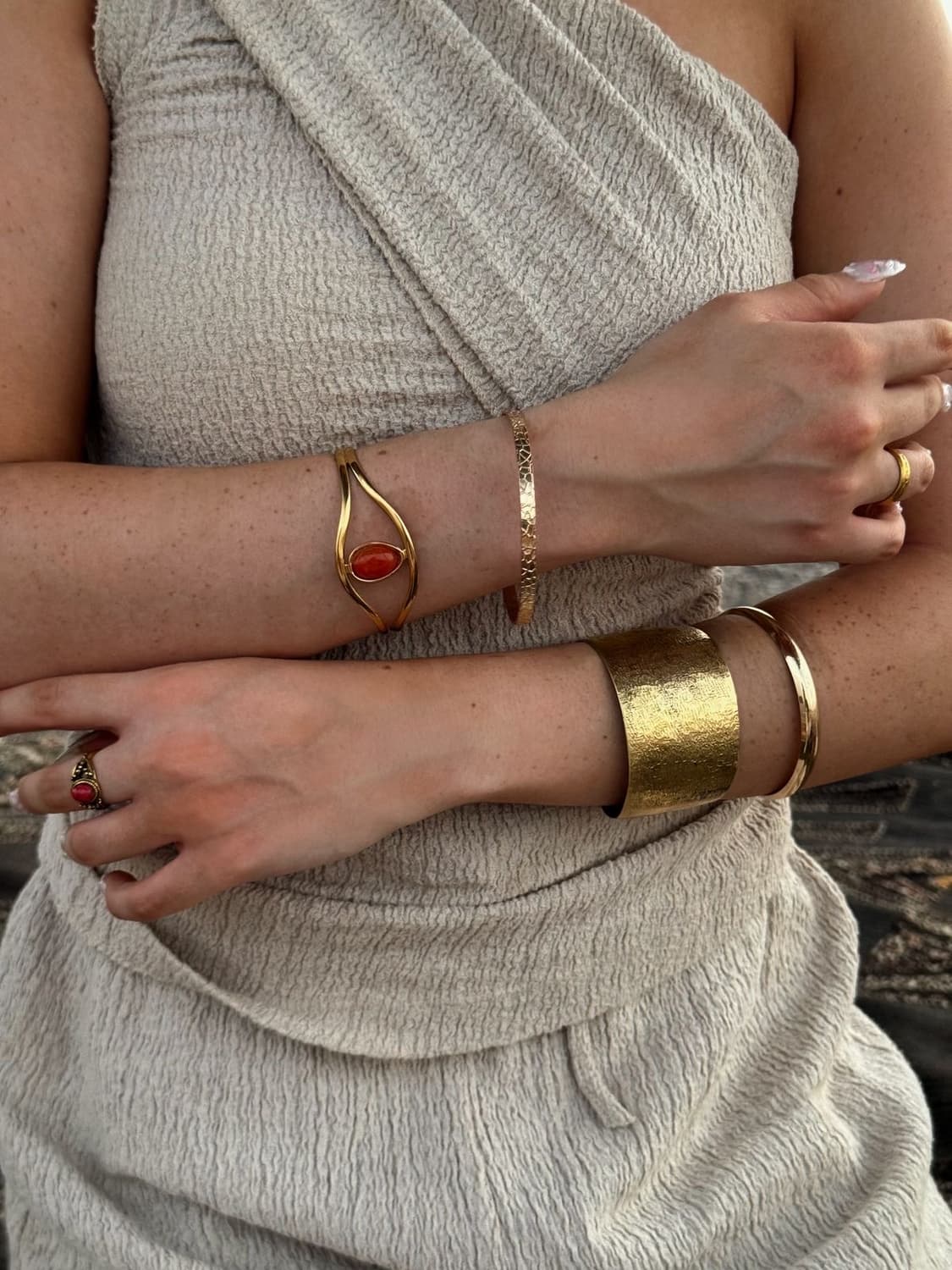 브라스 커프 팔찌 상품이미지3