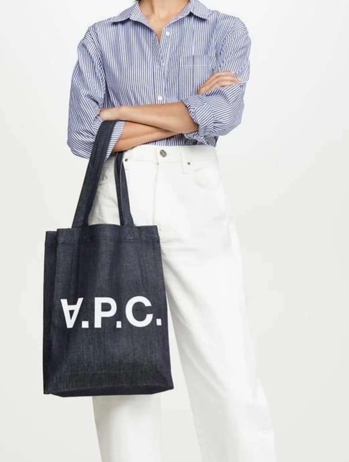 아페쎄 APC 로르 데님 에코백 토트백 가방 상품이미지5