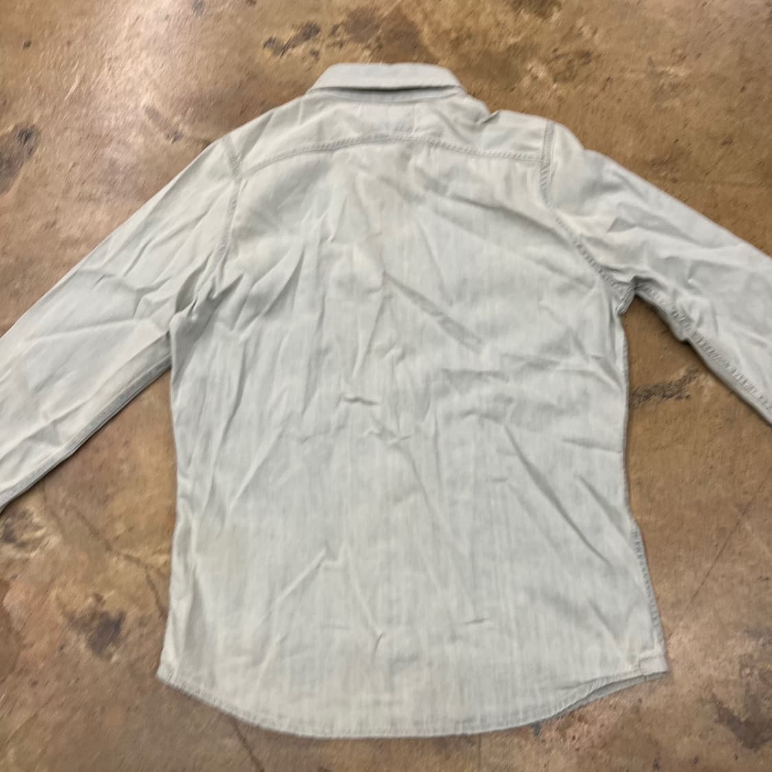 [정품/M] 아베크롬비 라이트 데님 셔츠 남방 b17 상품이미지4