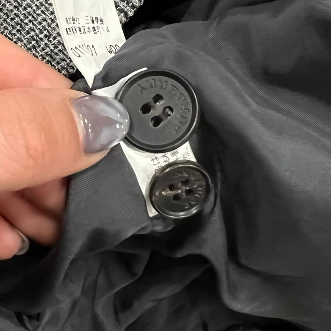 버버리 런던 체크 모직 블레이저 v0954 상품이미지7