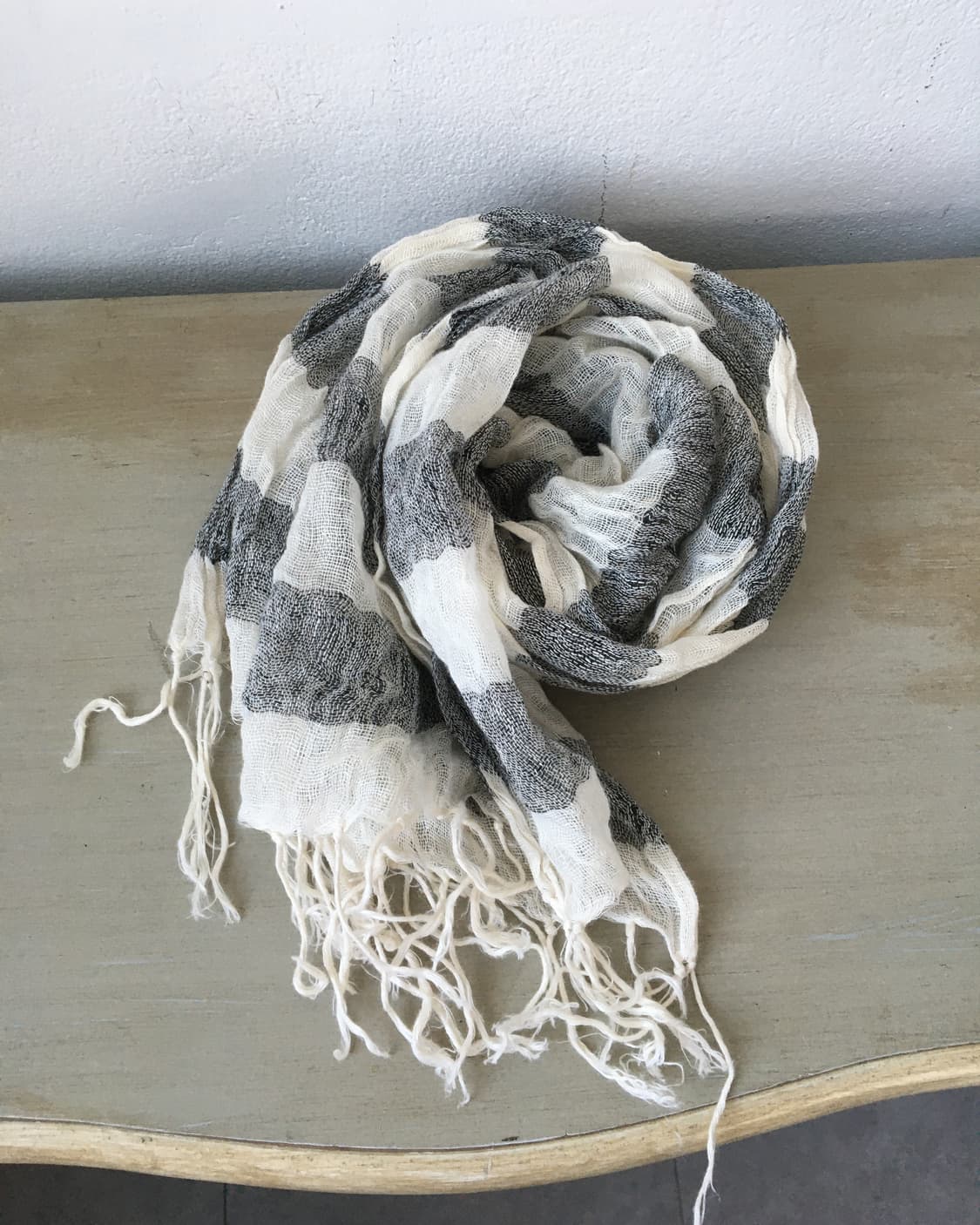 stripe pattern scarf 상품이미지2