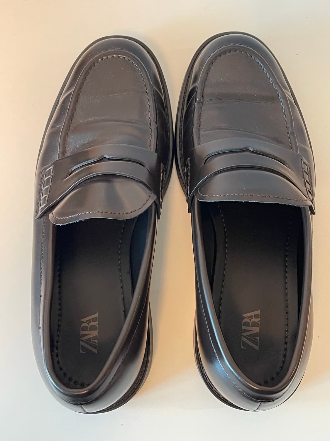 자라 브라운 포멀 페니 로퍼 상품이미지3