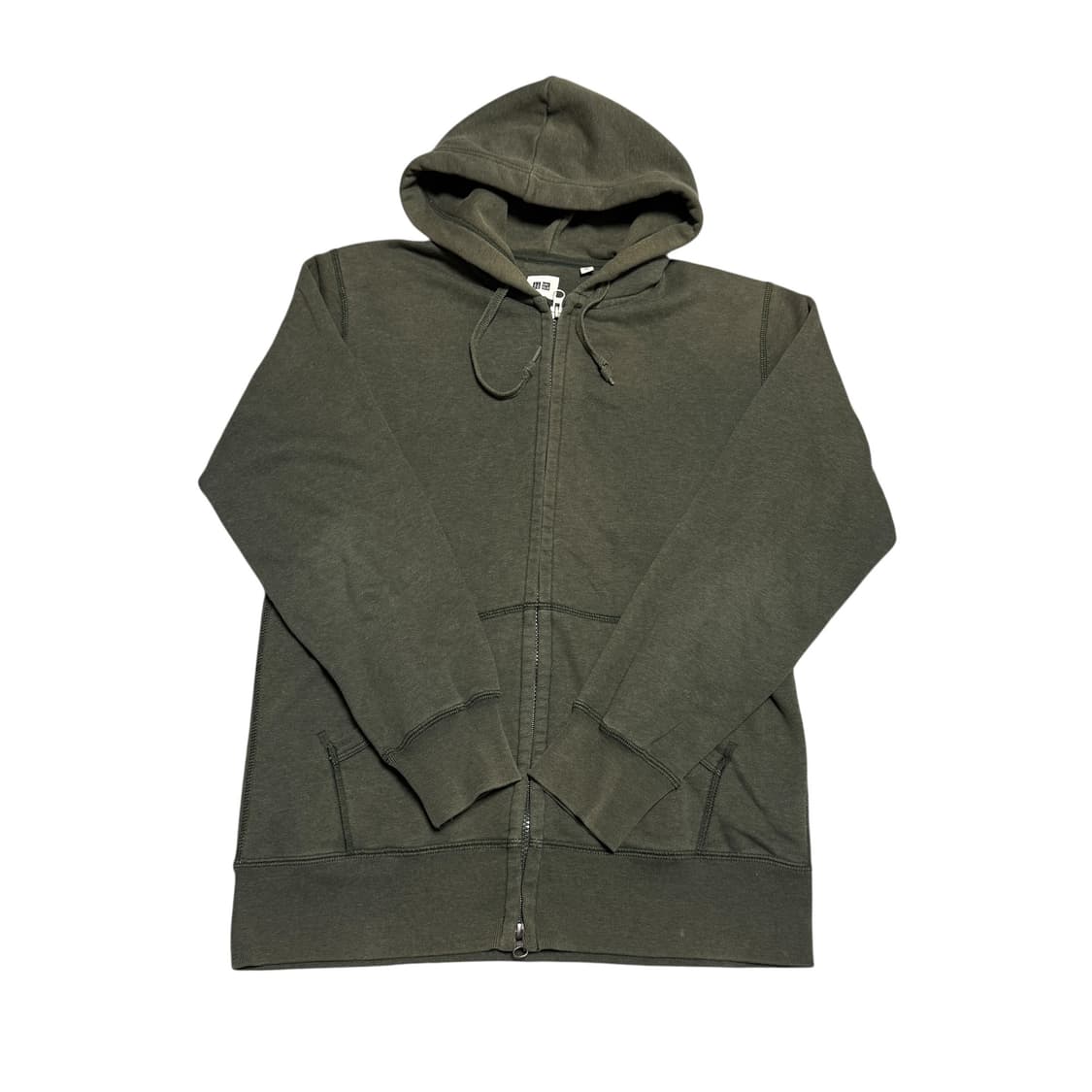 유니클로 카키 후드집업  상품이미지1