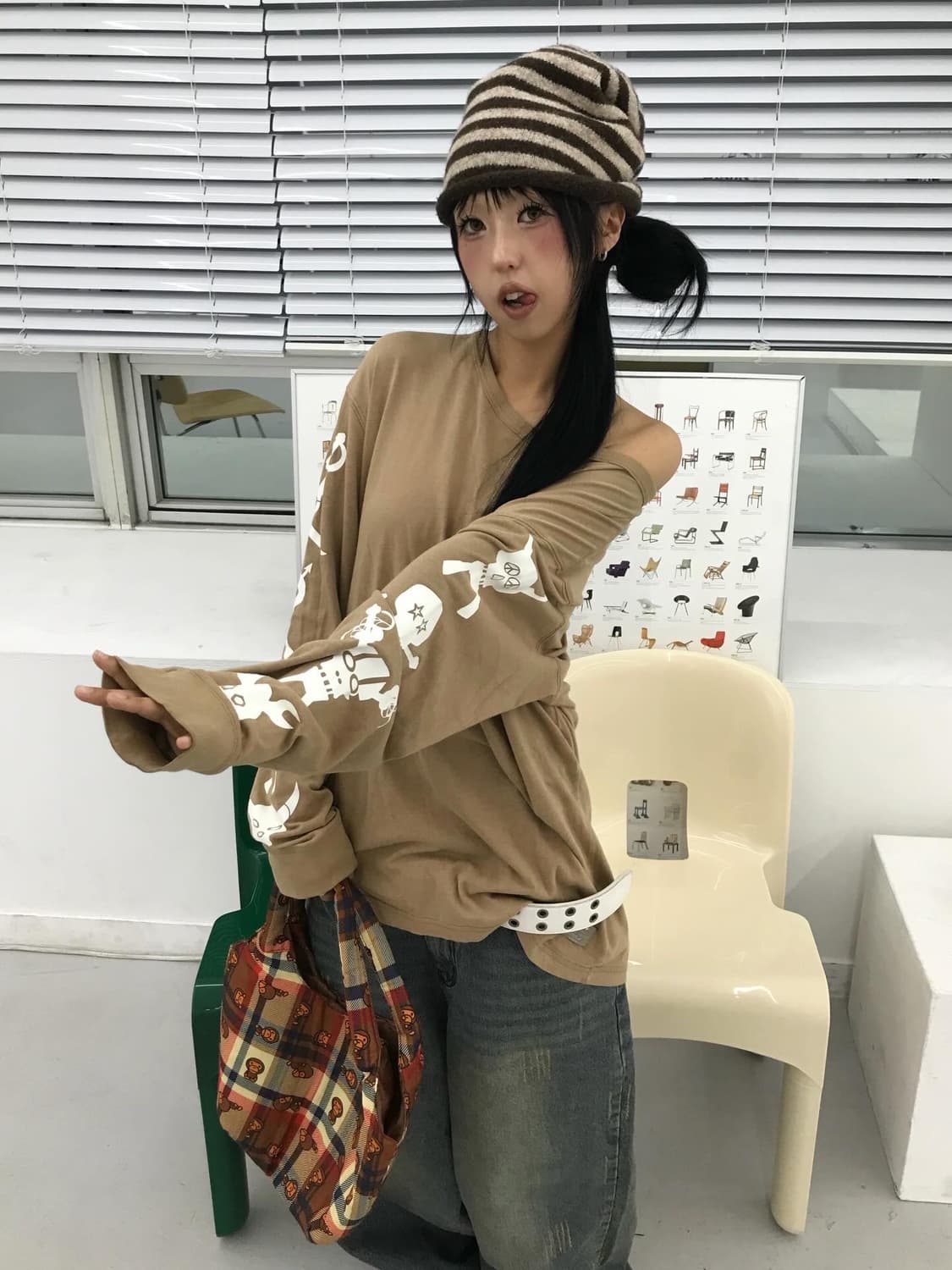 Stussy Side Skull Printing L/S 상품이미지4