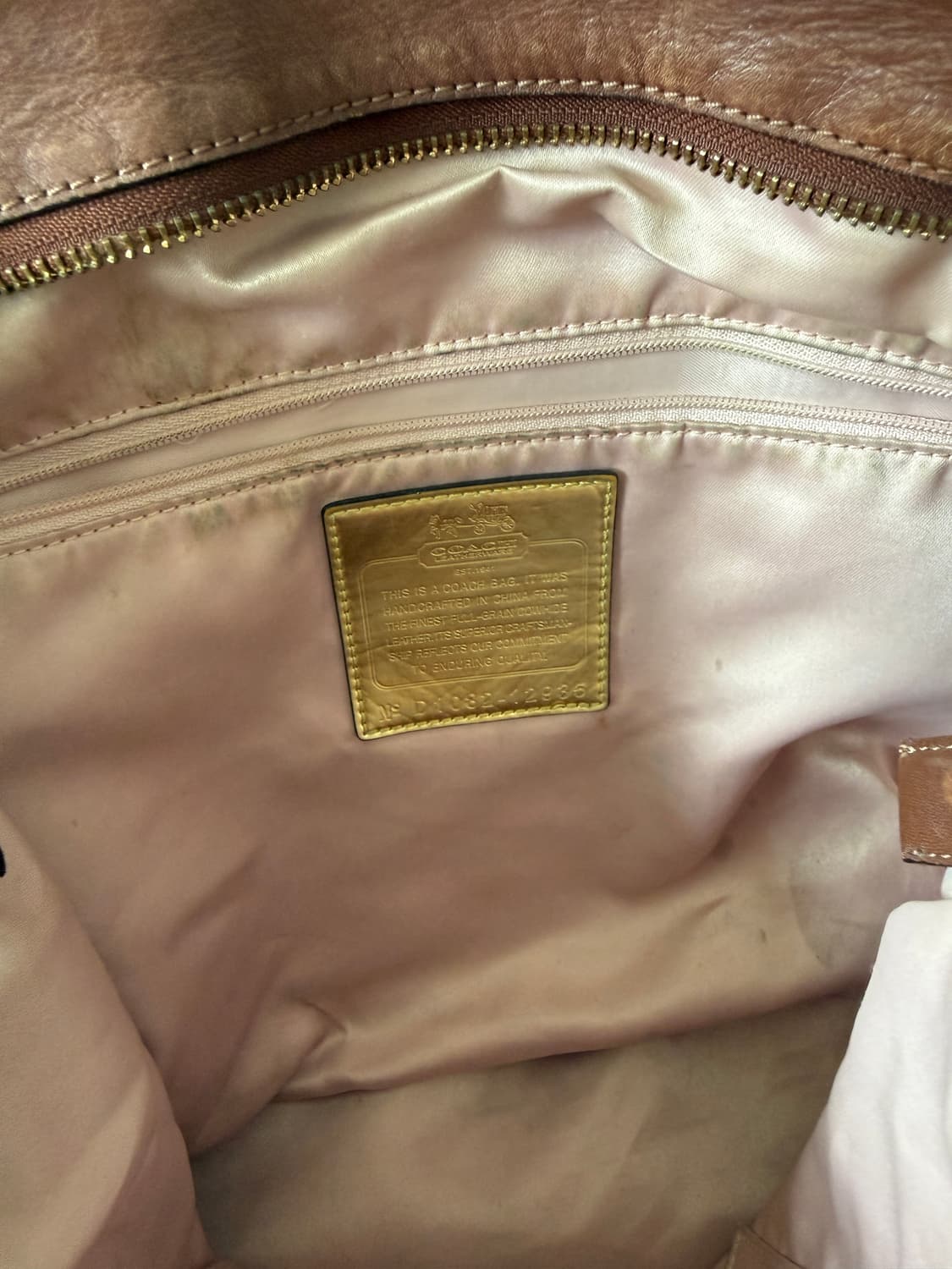 코치(COACH) 레더 토트백(숄더 가능, 사용감 확인) 상품이미지9