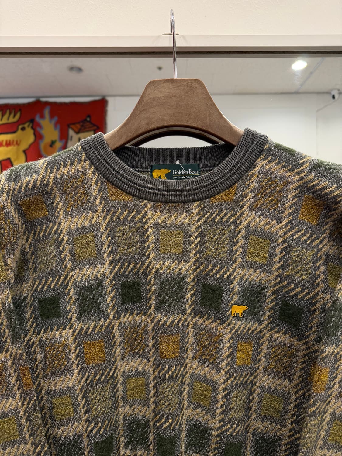 Golden Bear 골든베어 빈티지 울 니트 (made in Japan 상품이미지2