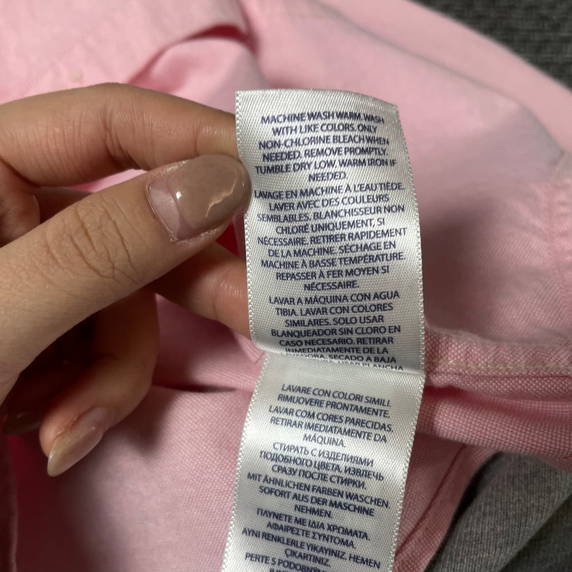 폴로랄프로렌 키즈 빅포니 핑크 긴팔 셔츠 6 상품이미지9