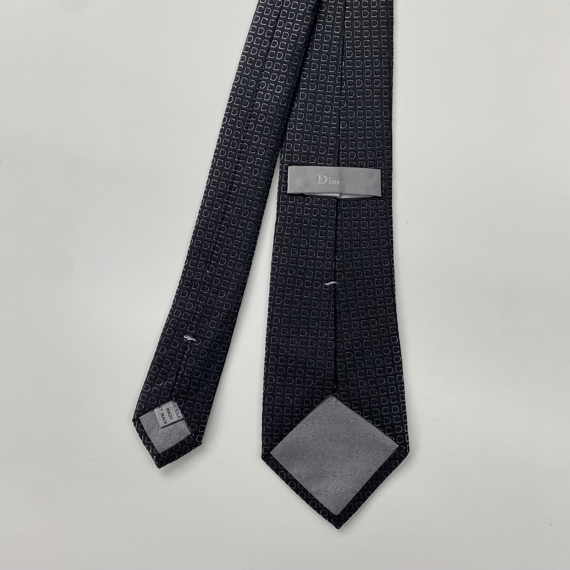신형 디올(Dior) CD모노그램 블랙 넥타이 정품 명품 상품이미지3