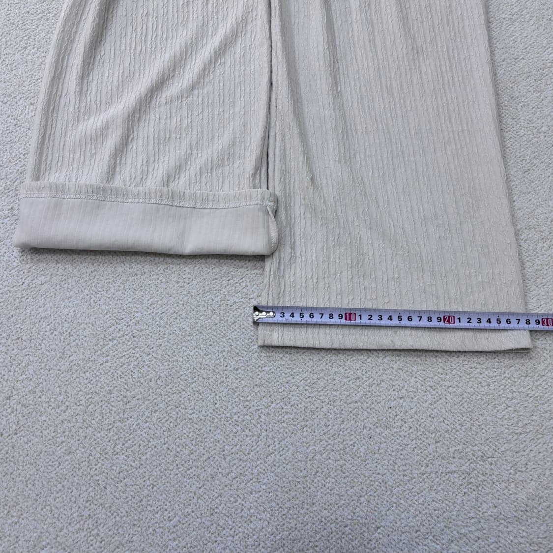 실측확인 빈티지 주름 와이드 팬츠 0310E 상품이미지9