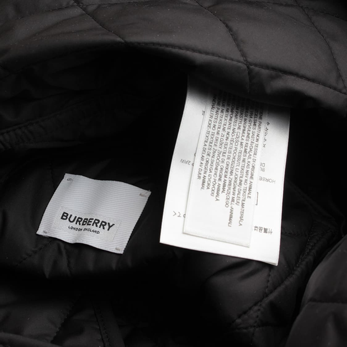 버버리 브릿 블랙 누빔 코트 M 상품이미지3