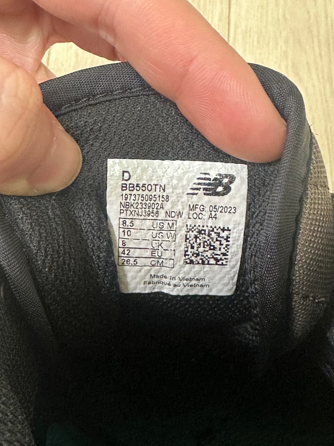 (265) 뉴발란스 디스이즈네버댓 550 브라운 블랙 상품이미지7