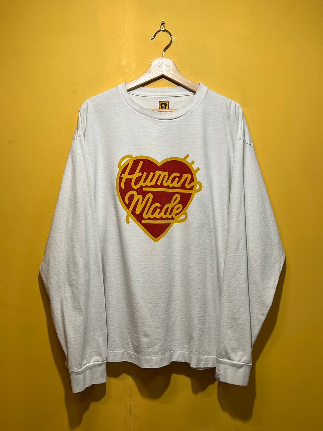 [XXL] 휴먼메이드 그래픽 롱슬리브 티셔츠 #4 화이트 상품이미지1