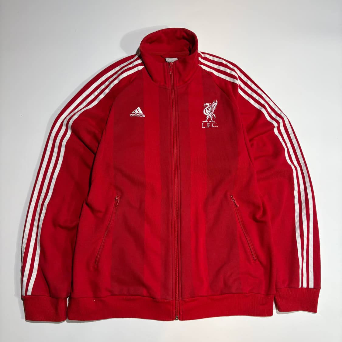 아디다스 레드 리버풀 트랙 집업 자켓 상품이미지1
