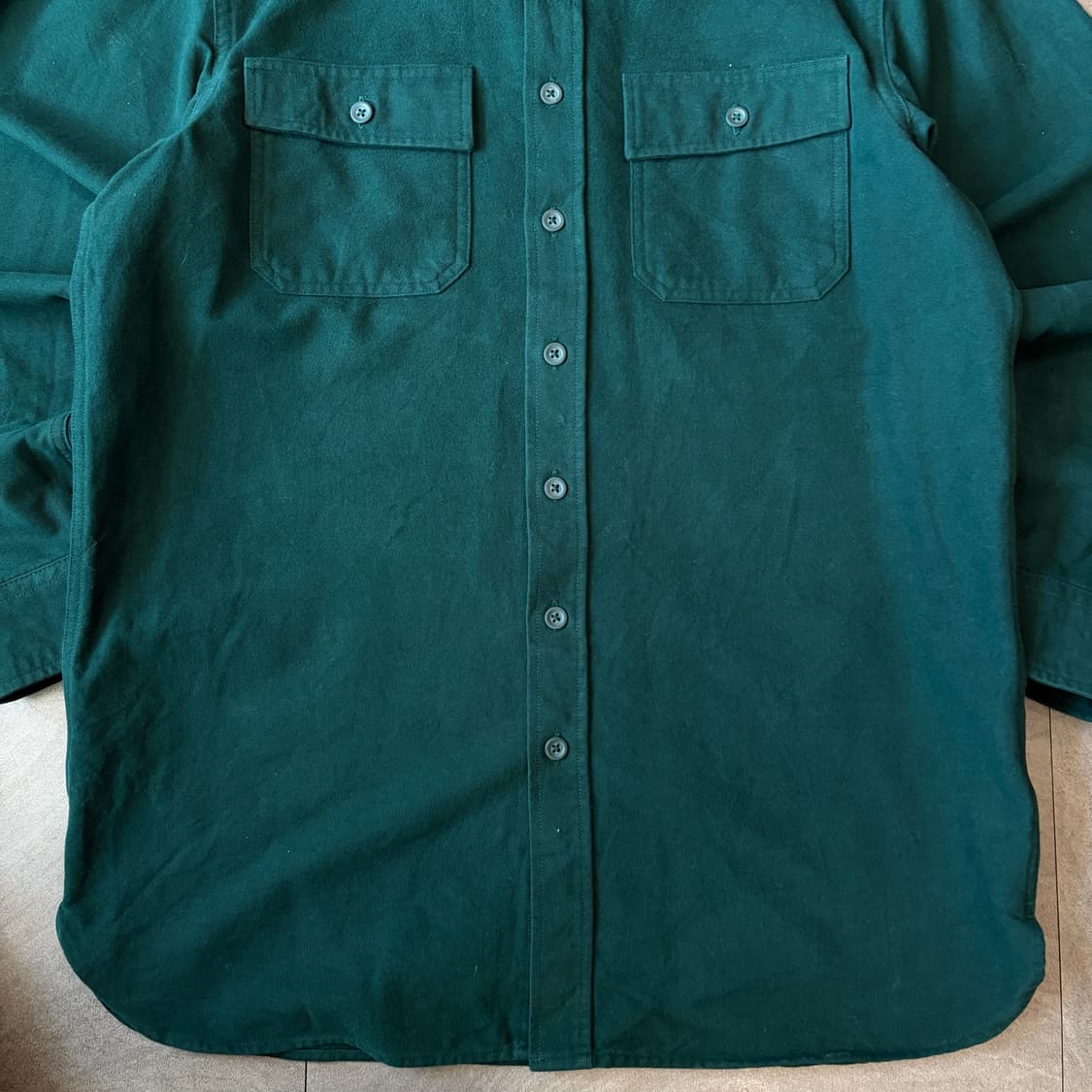 L.L.bean 정품 엘엘빈 그린 코듀로이 긴팔 셔츠 상품이미지4