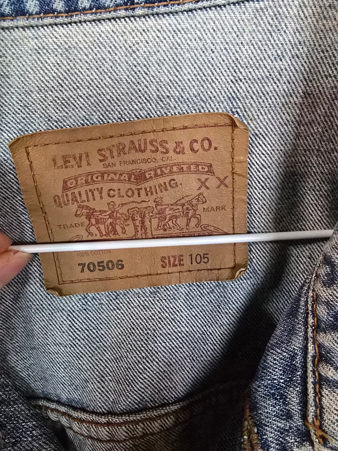 리바이스 빈티지 청자켓 상품이미지5