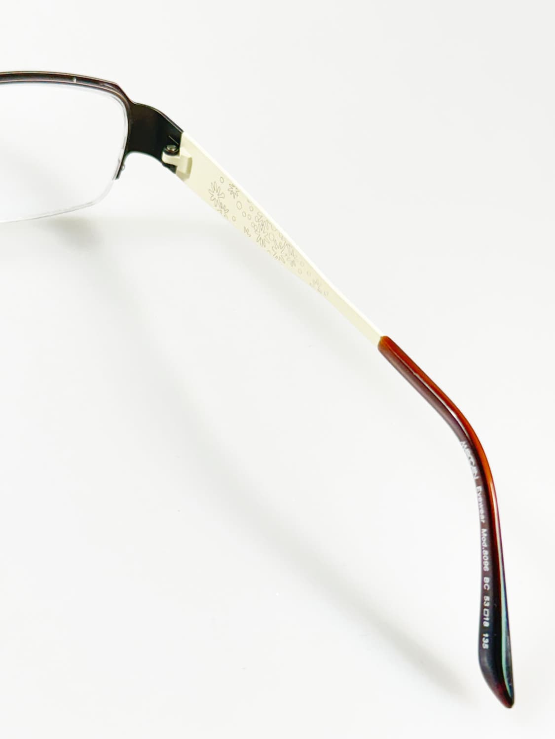 독일제 MARC CAIN 반무테 스퀘어 빈티지 안경 상품이미지6