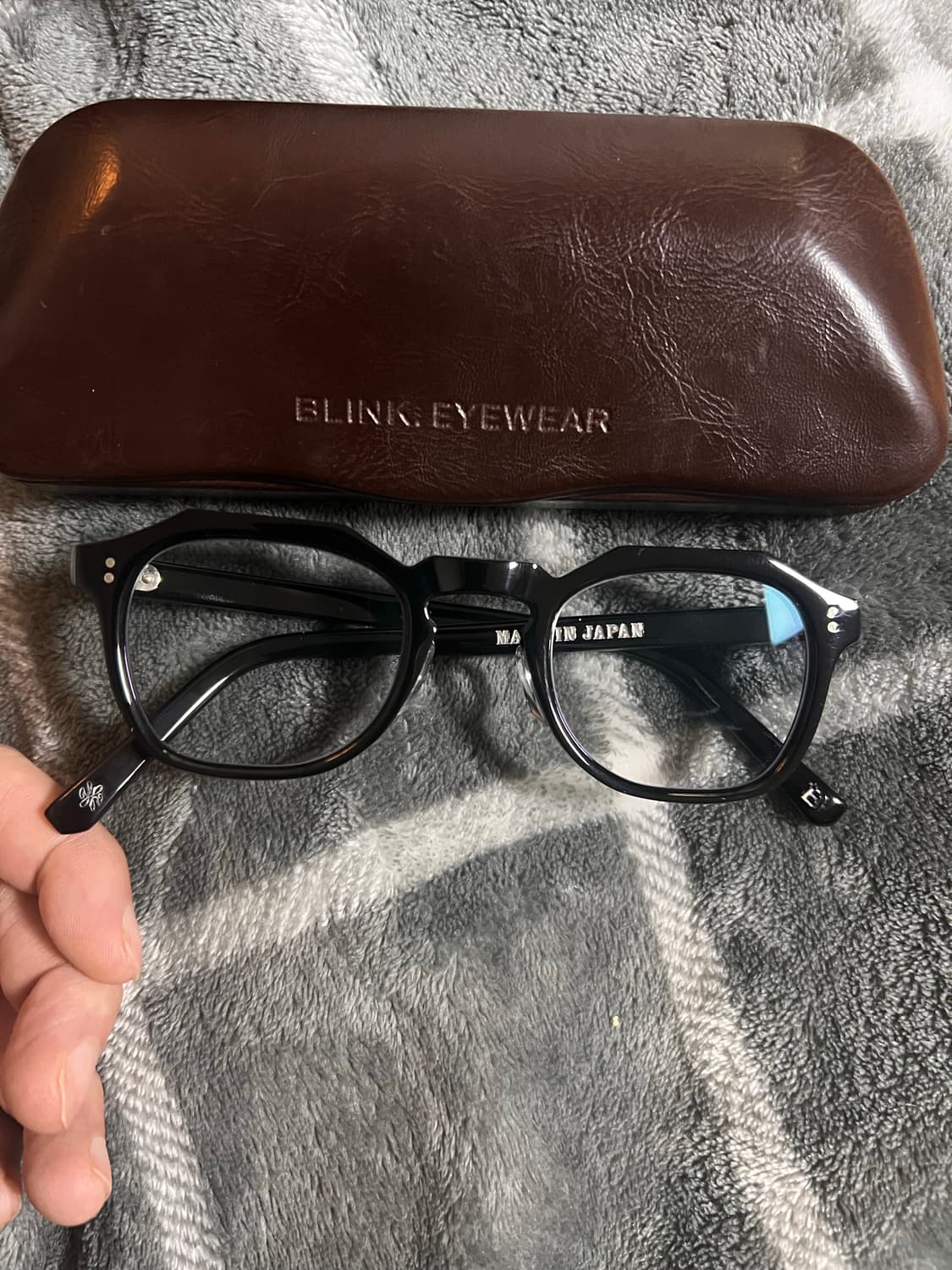 유스 블링크 안경 type1 블랙  상품이미지1