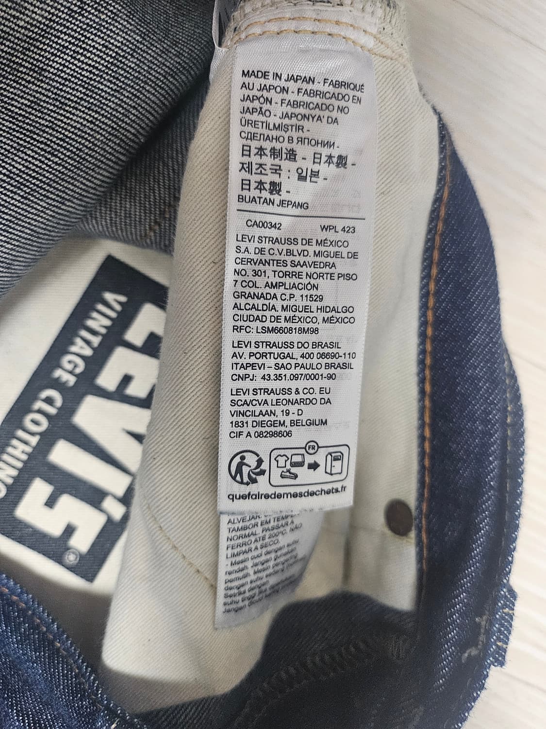 리바이스 LVC 37501 데님팬츠 30 상품이미지9