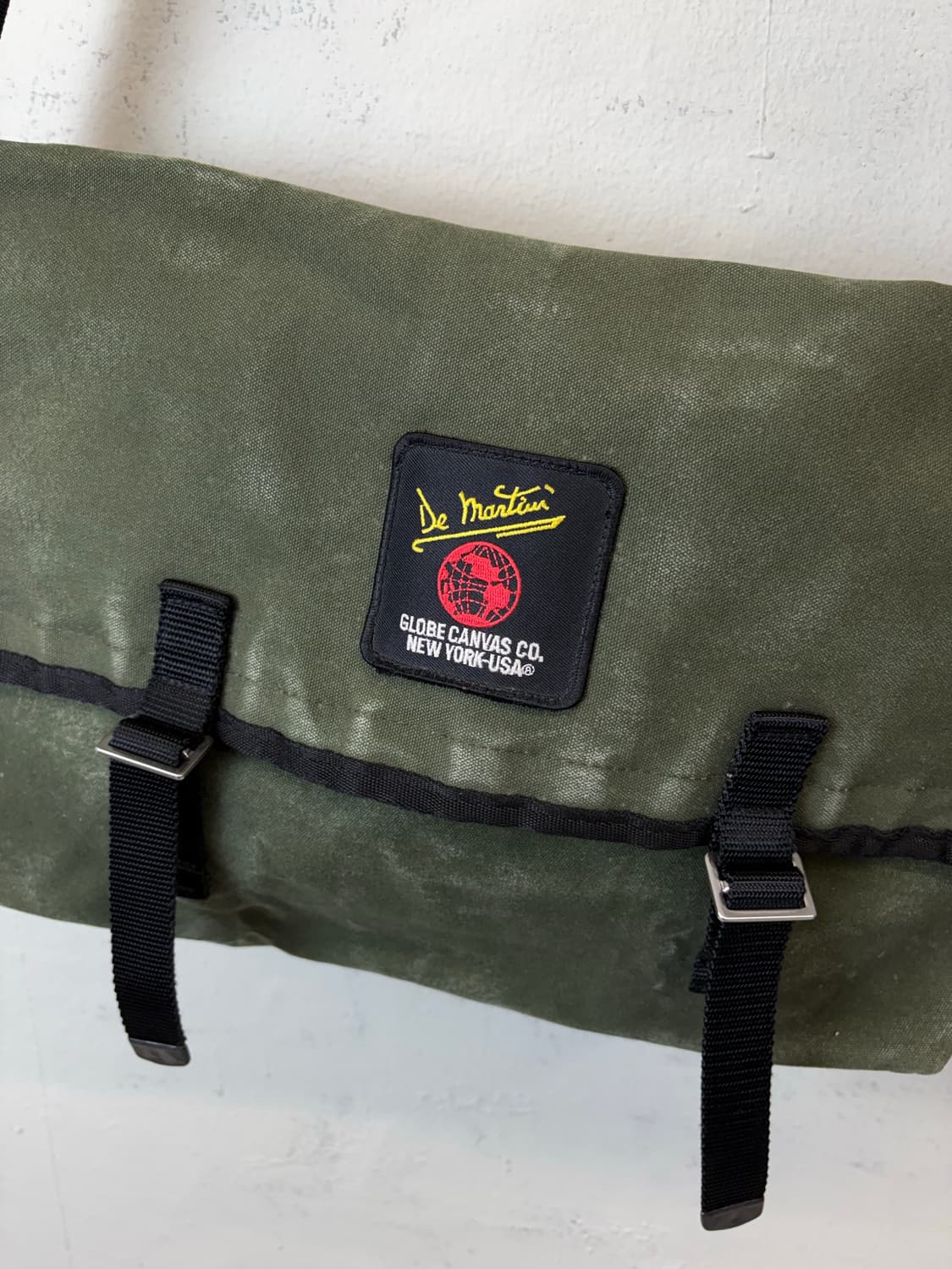 드 마티니 USA 빈티지 캔버스 메신저백 상품이미지3