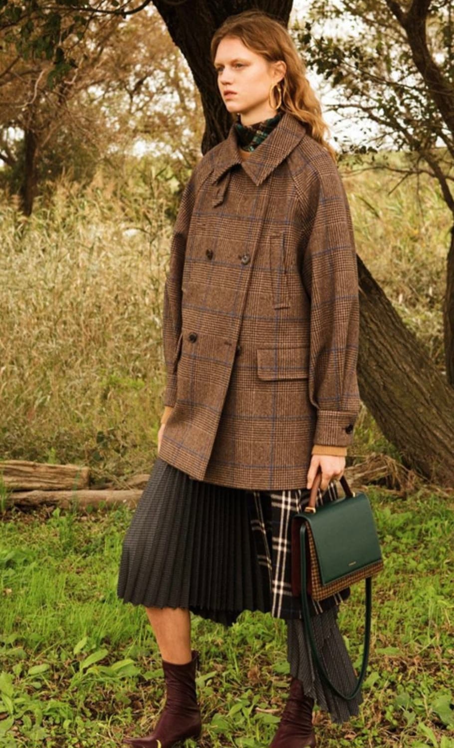 새상품)앤더슨벨 히로시 캐시미어 피코트 상품이미지1