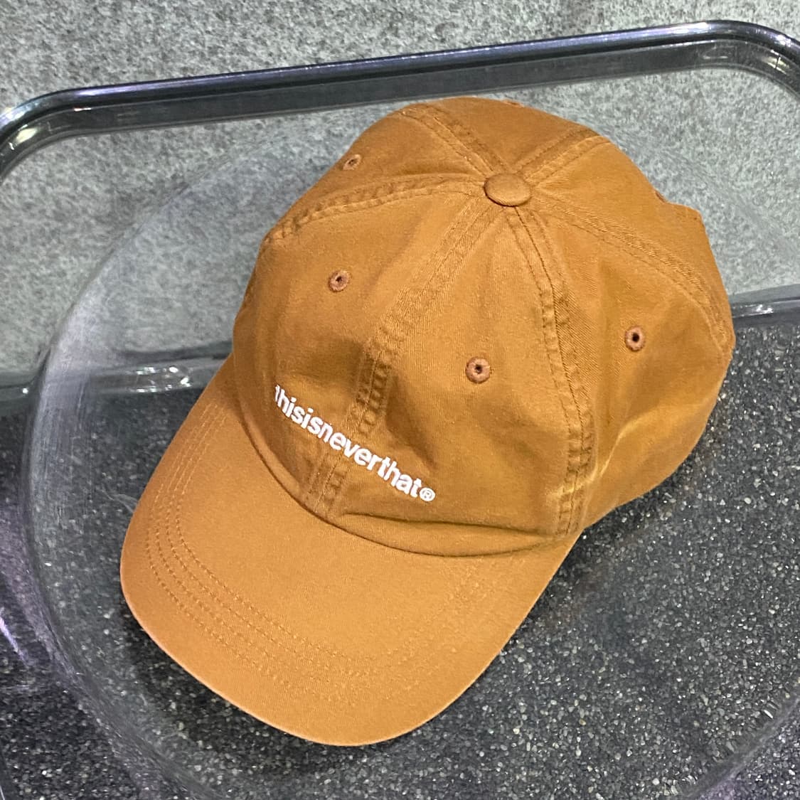 디스이즈네버댓 스몰로고 브라운 볼캡 B3804 상품이미지2