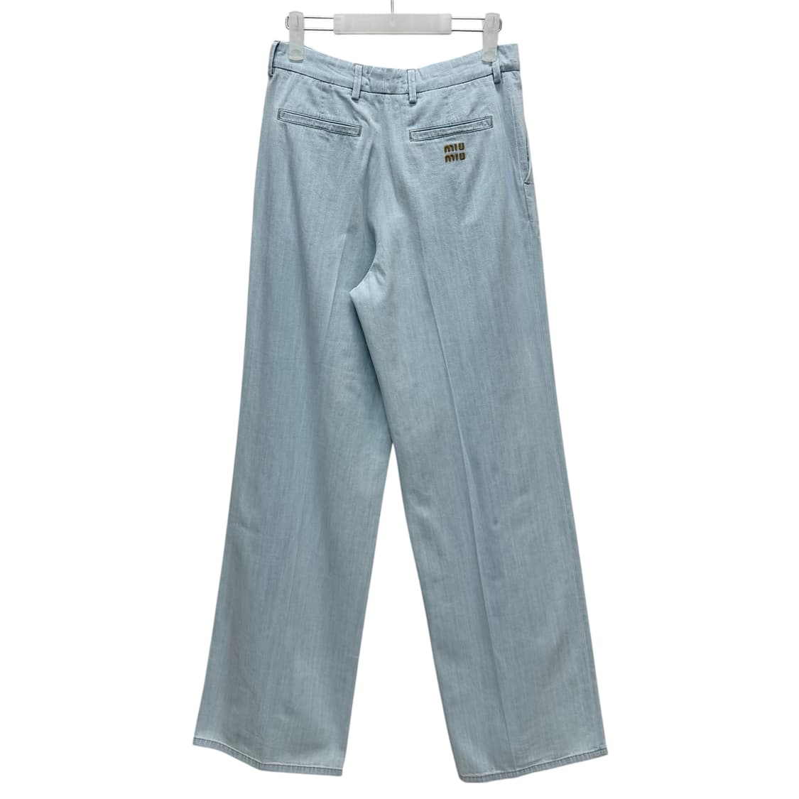 미우미우 샴브레이 데님 팬츠 ( 27 ) 상품이미지1
