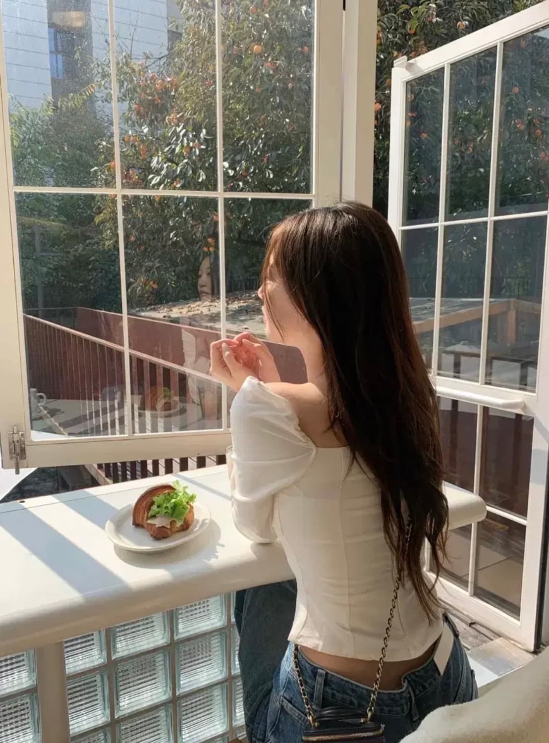 제니오 클린 스퀘어 블라우스s 상품이미지2