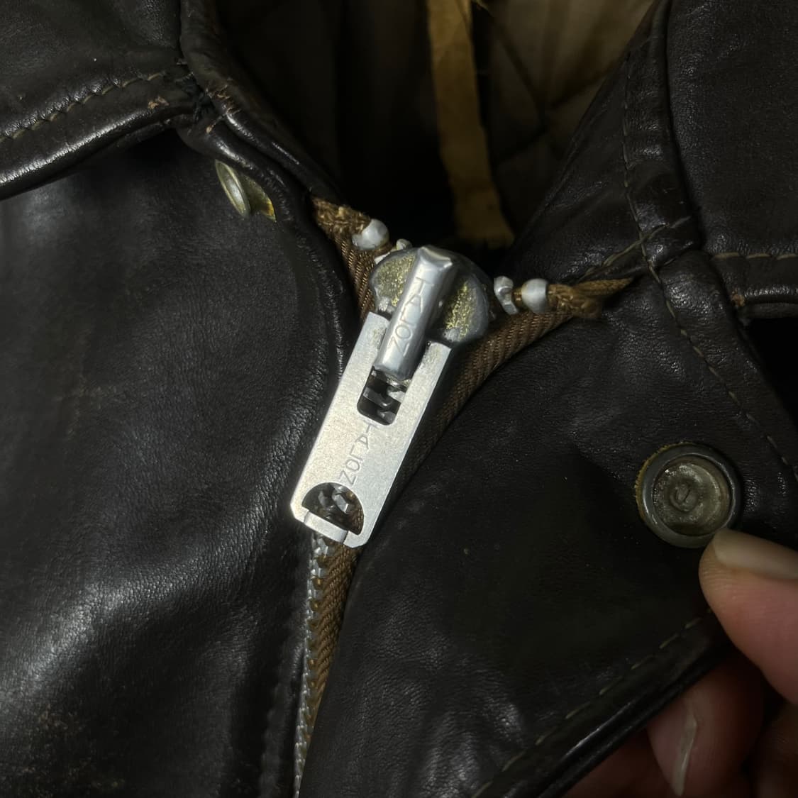 [Military] 80's 밀리터리 A-2 레더자켓 상품이미지4