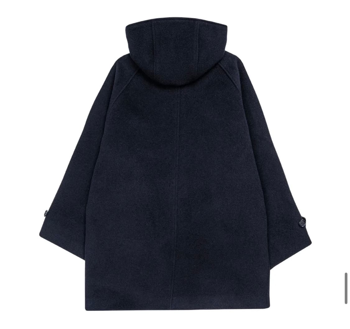 오피쉬 RICH WOOL HALF COAT, NAVY 상품이미지3