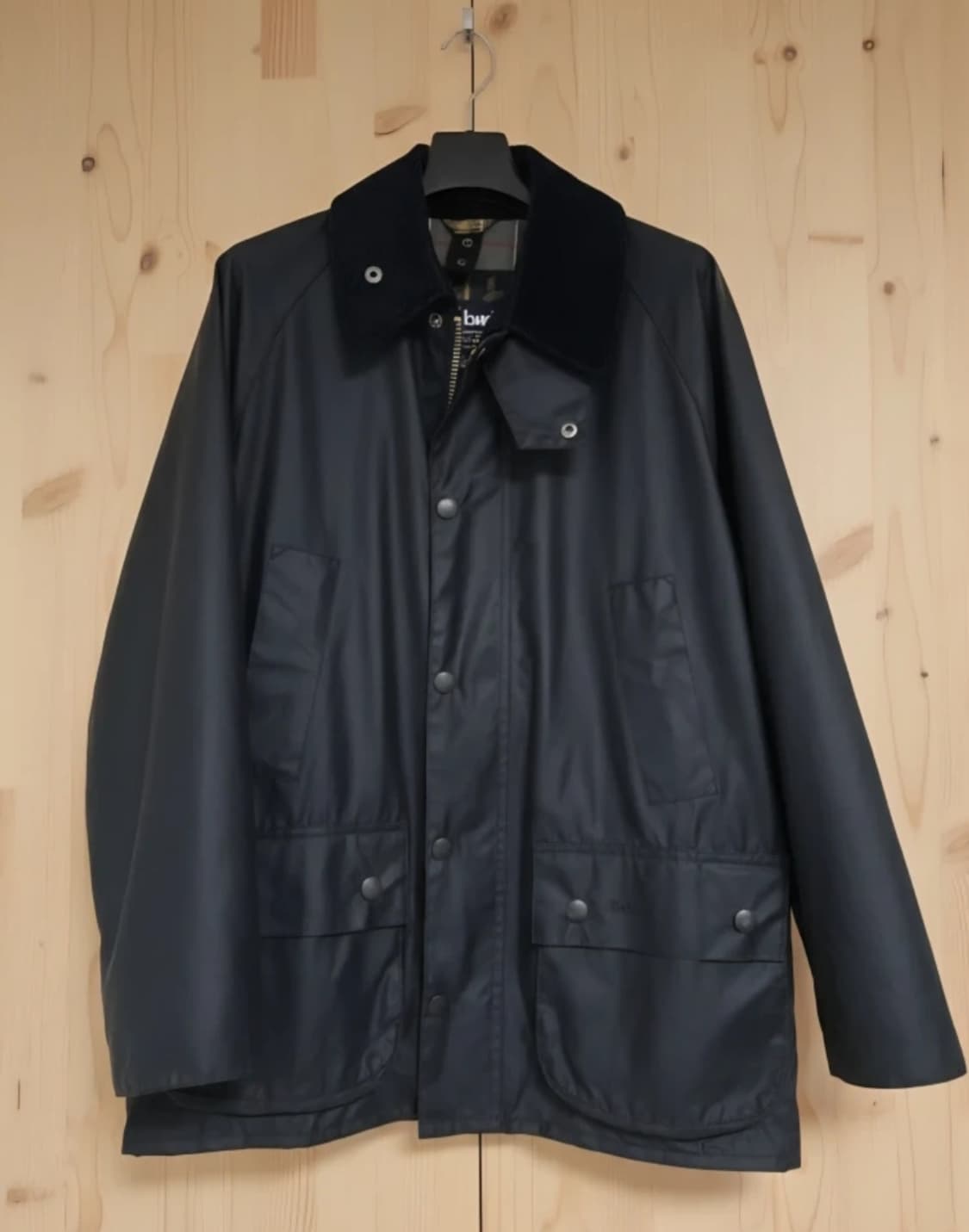 바버 비데일 왁스 자켓 네이비 38 상품이미지1