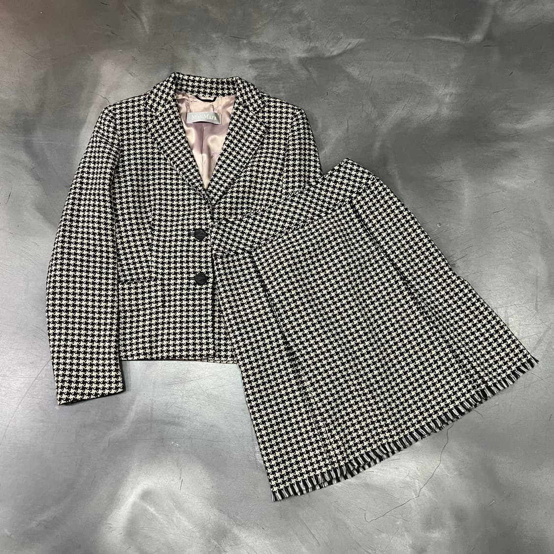  막스마라 울 헤링본 셋업 y14887 상품이미지1