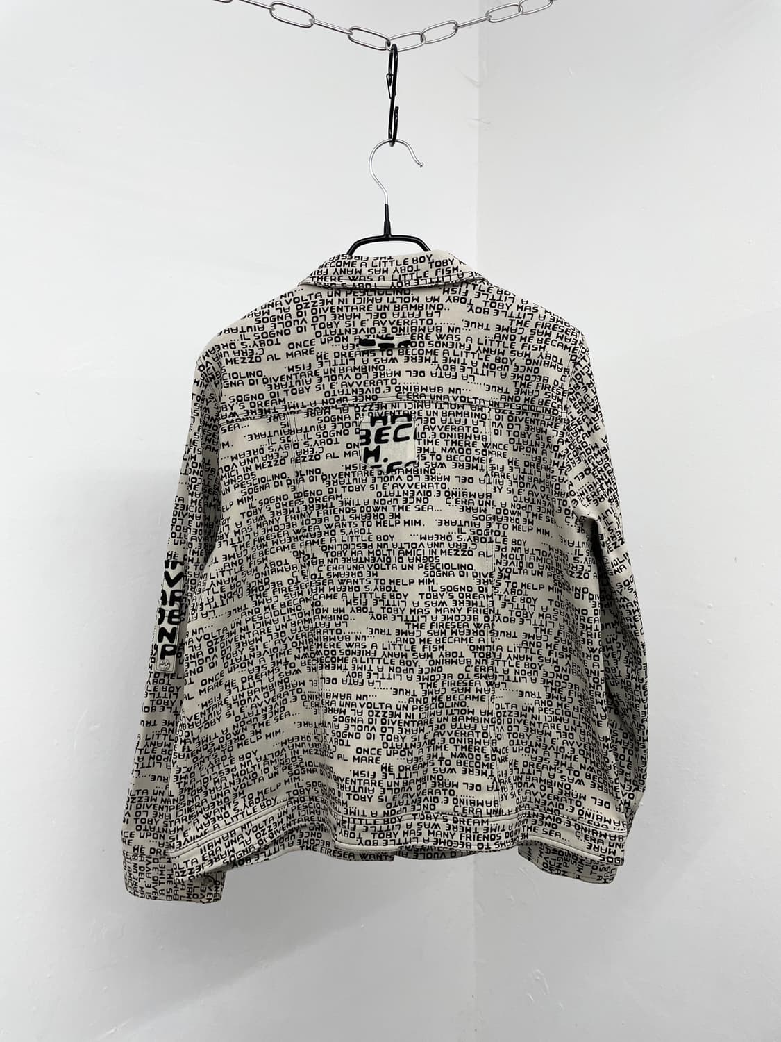 그런지 레터링 메쉬 셔링 탑 상품이미지7