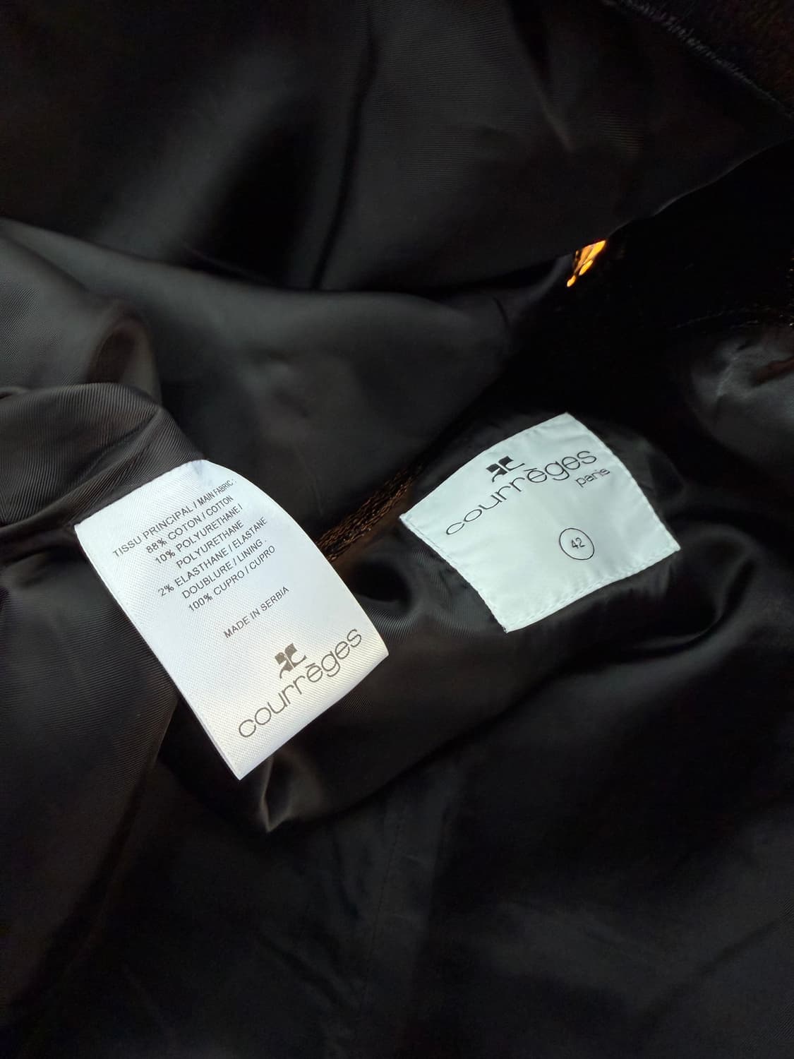 42/ 꾸레쥬 25SS 스퀘어 바이닐 원피스 상품이미지10