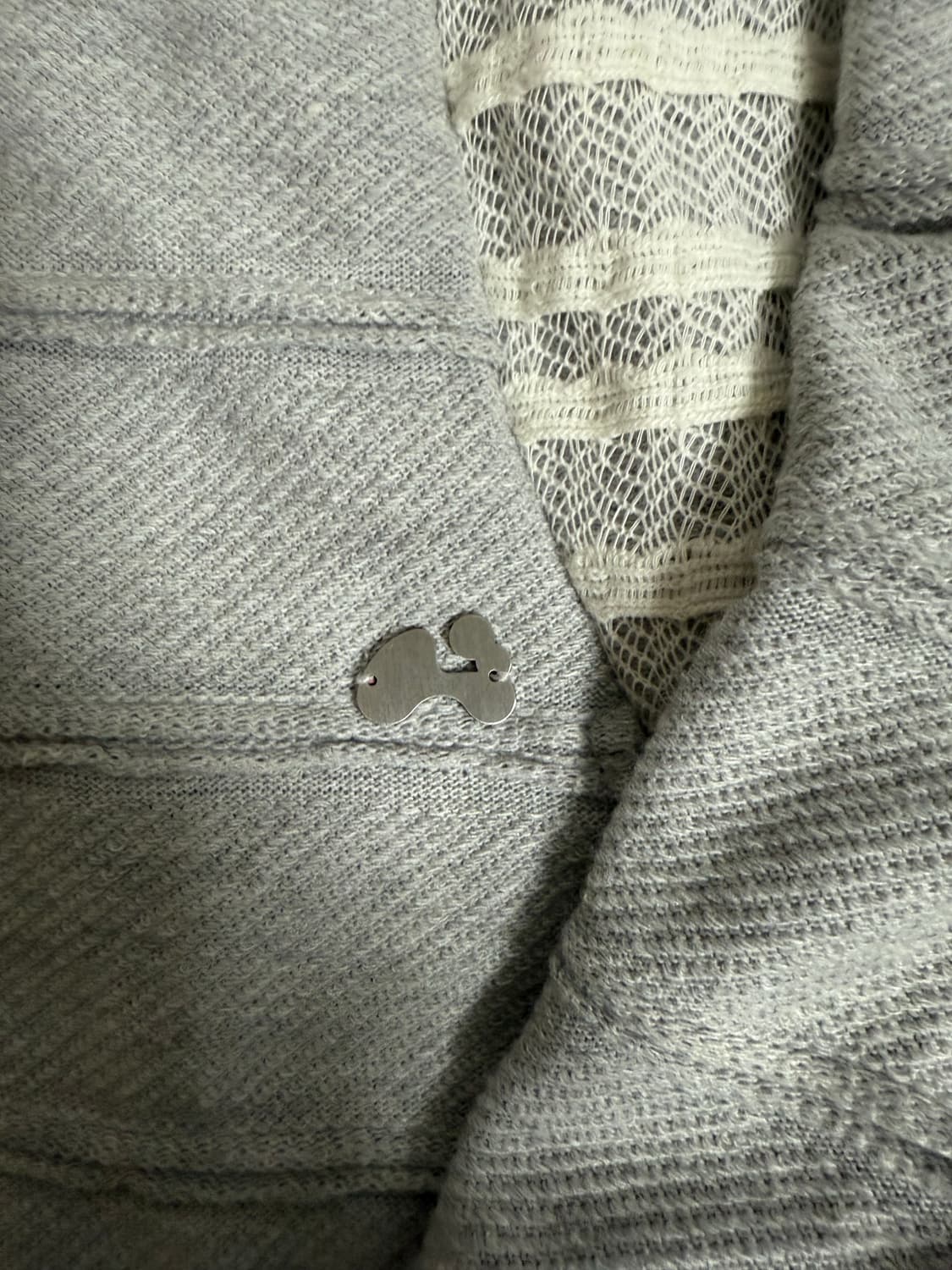 허그유어스킨 플랩 니트집업 그레이 상품이미지5