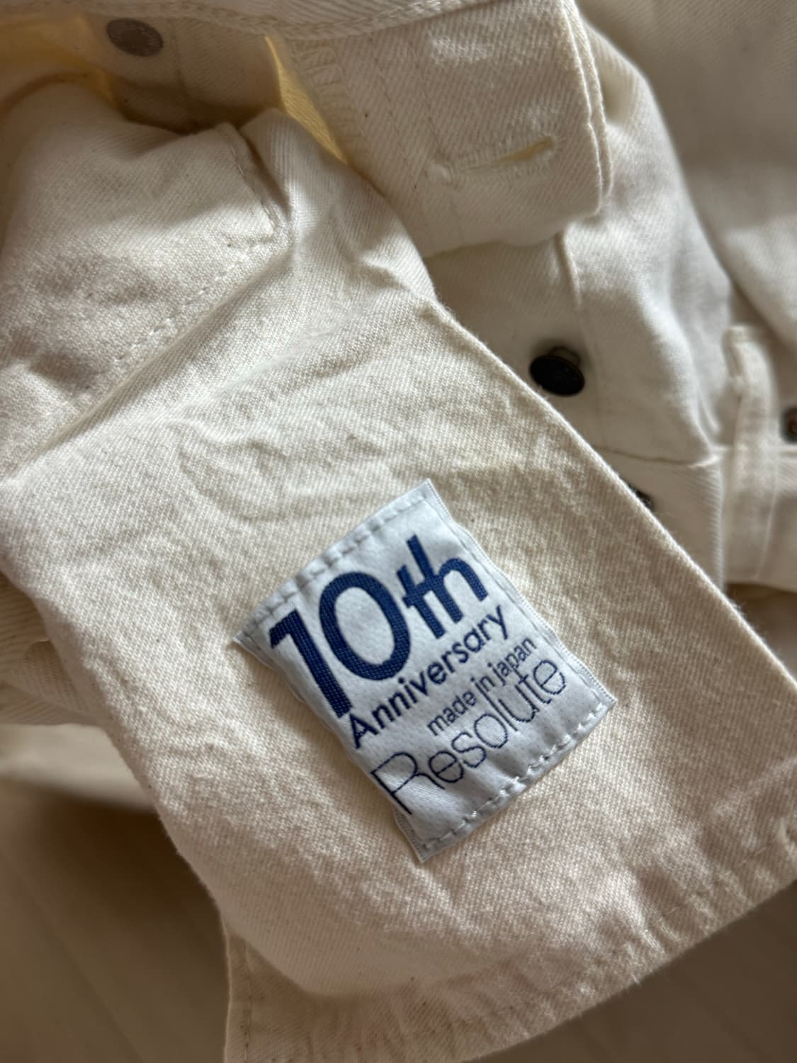 [resolute] 레졸루트 710 34/32 10주년 화이트 상품이미지4