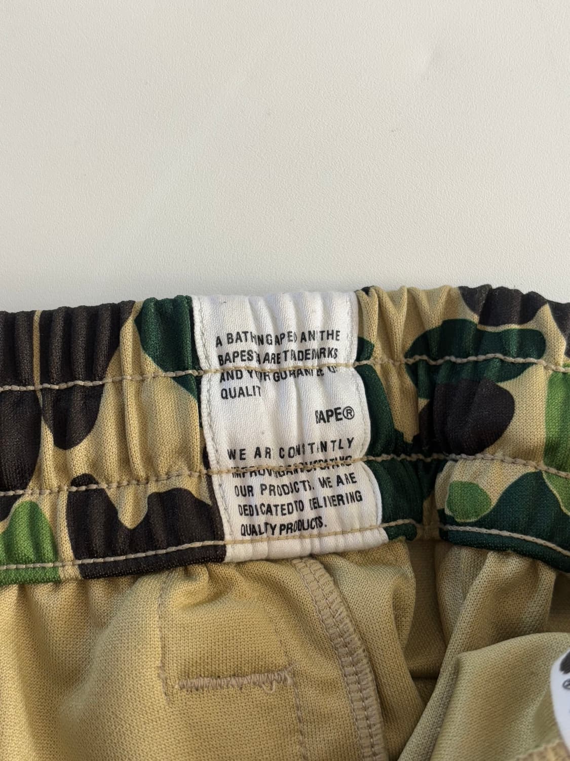 Bape 베이프 ABC 카모 릴렉스드 핏 트랙 팬츠 상품이미지6