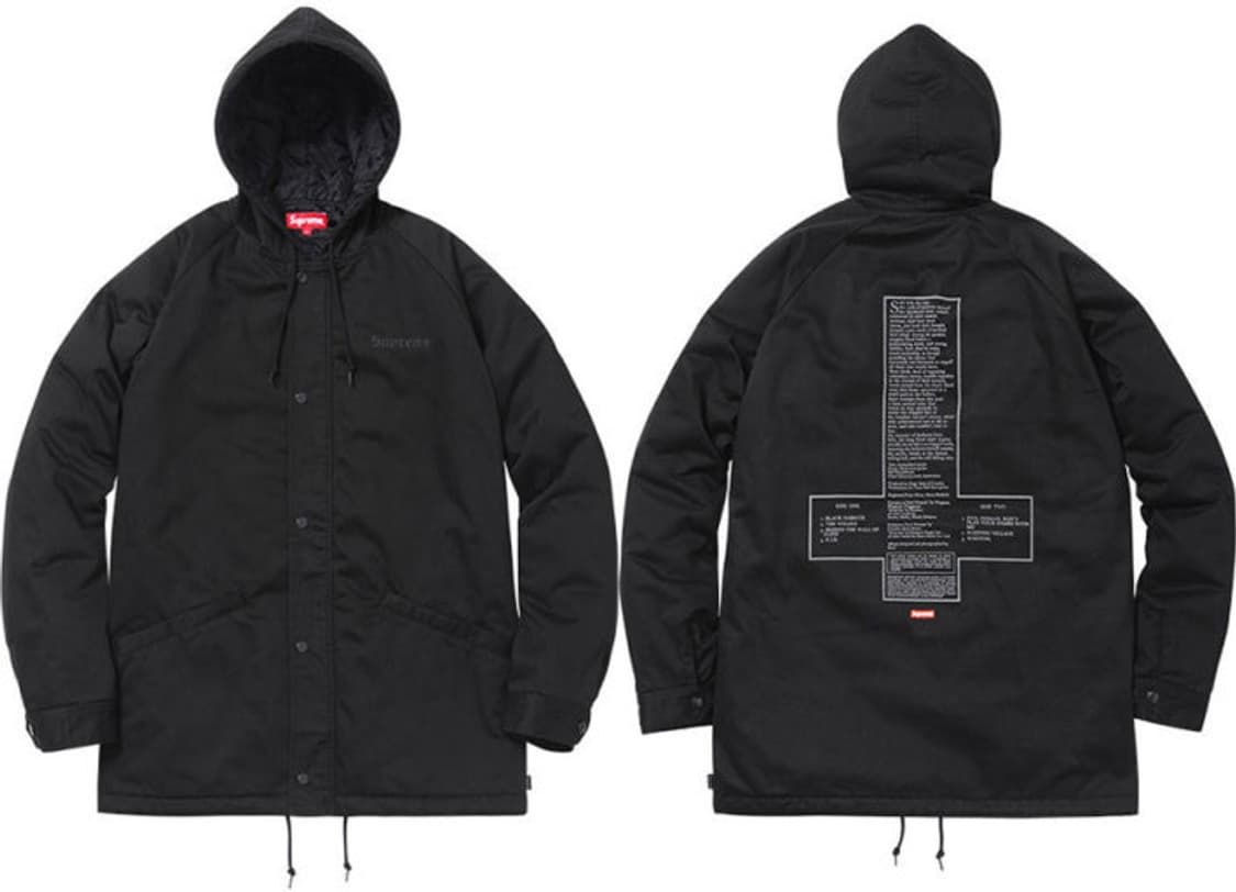 슈프림 블랙사바스 후드파카 상품이미지1